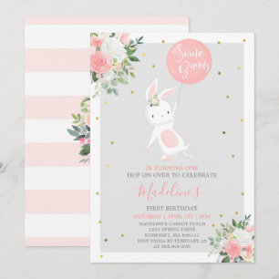 Bunny Anniversaire Invitation Un Bunny Anniversair