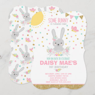 Bunny Anniversaire Invitation Un Bunny Anniversair
