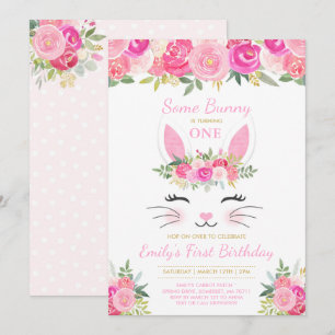 Bunny Anniversaire Invitation Un Bunny Anniversair