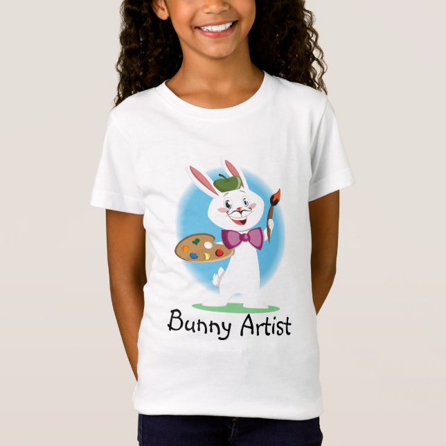 Bunny Art Artist T-Shirt (Vorderseite)