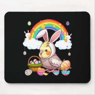 Bunny Atiel Osterfest Jagd Eier Basket Frische Pas Mousepad