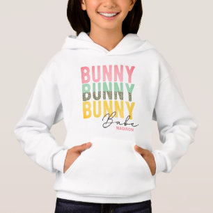 Bunny Babe Niedlich Modernes Girl Osterfest Person Hoodie