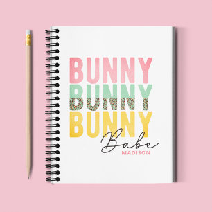 Bunny Babe Niedlich Modernes Girl Osterfest Person Notizbuch
