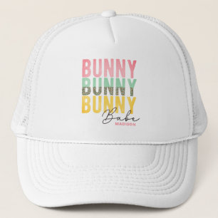 Bunny Babe Niedlich Modernes Girl Osterfest Person Truckerkappe
