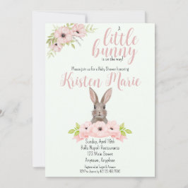 Bunny Baby Shower Einladung