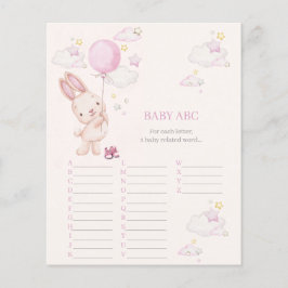 Bunny Baby Shower Girl Game