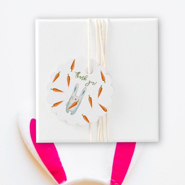 Bunny Baby Shower - vielen Dank Geschenkanhänger (Von Creator hochgeladen)