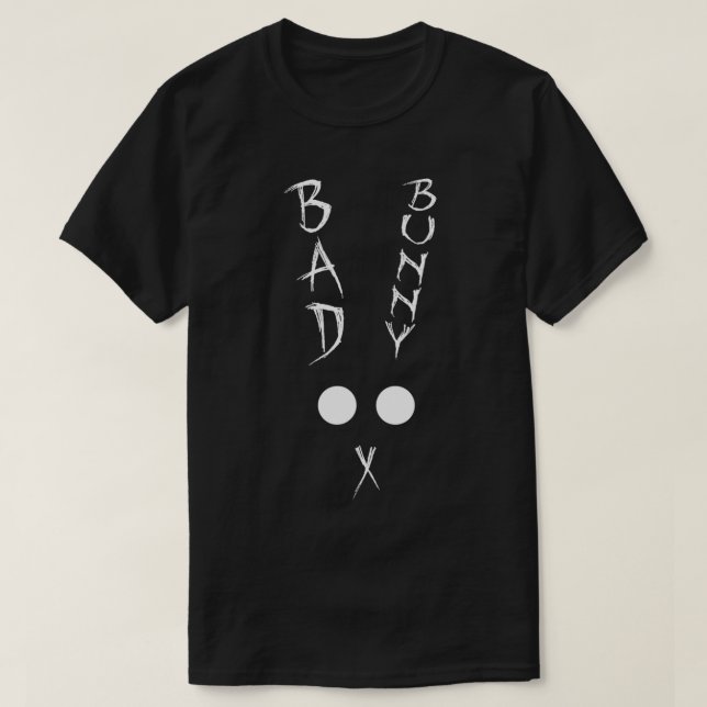 Bunny Bad Rabbit glückliche Ostereier Jagen Frühli T-Shirt (Design vorne)