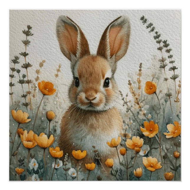 Bunny Ballet: Ein bisschen Whimsy Bunny Poster (Vorderseite)