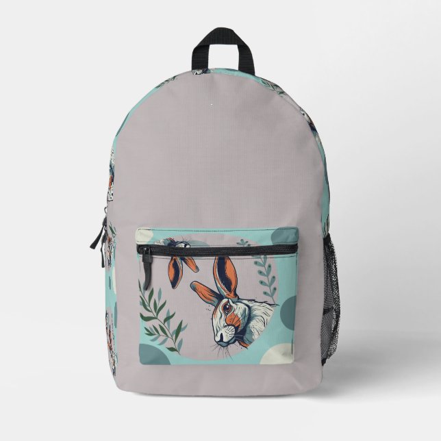 Bunny Bedruckter Rucksack (Vorderseite)