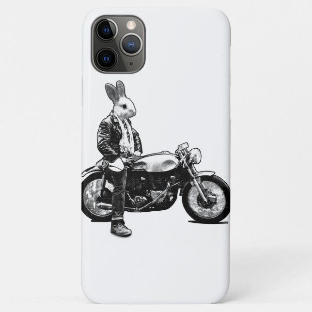 Bunny Biker Case-Mate iPhone Hülle (Rückseite)