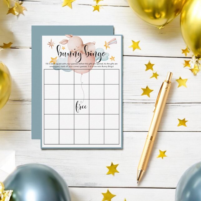 Bunny Bingo Ballon & Shooting Star Shooting Game Begleitkarte (Von Creator hochgeladen)