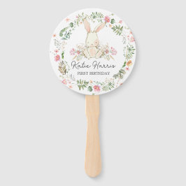 Bunny Birthday Einladung, Irgendein sonniger Fan Fächer