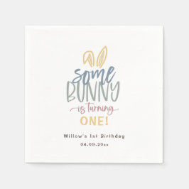 Bunny Birthday Party Serviette