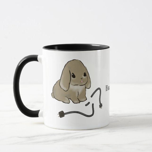 Bunny bites phone cable  tasse (Links)