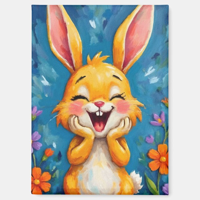 Bunny Bliss Magnet (Vorderseite)