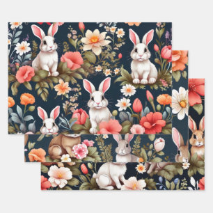 Bunny Bliss Wrapping Paper Set Geschenkpapier Set