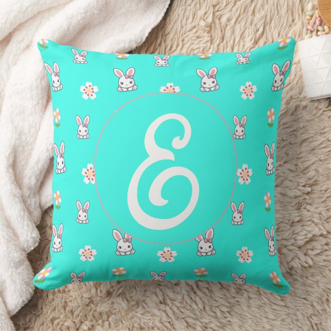 Bunny Bloom Delight Kissen (Decke)