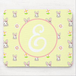 Bunny Bloom Delight Mousepad