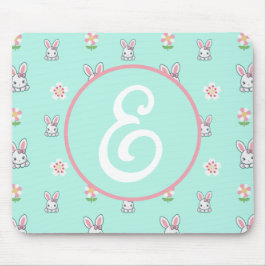 Bunny Bloom Delight Mousepad