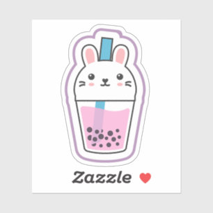 Bunny Boba Aufkleber