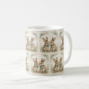 Bunny Breeze Tasse: Spring Sip Joy 🍃 🐇 Kaffeetasse
