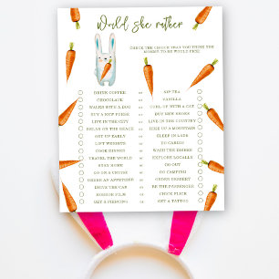 Bunny & Carrot - was sie lieber will - Babyspiel