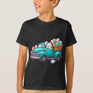 Bunny Carry Ostereier auf Lieferwagen LKW Jagd T-Shirt