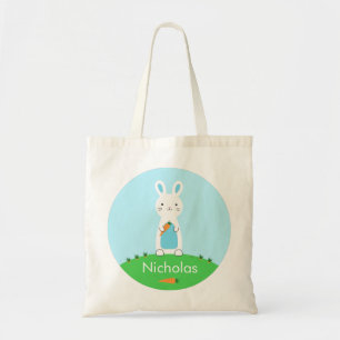 Bunny de Pâques Sac fourre-tout personnalisé