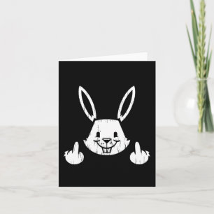 Bunny Drehte den Vogeltag Ostern Karte