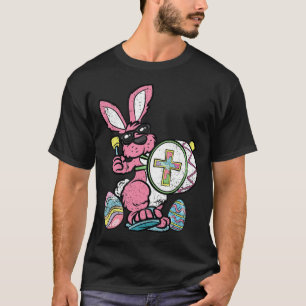 Bunny Drummer Ostereier Jagen Frühlingshasen Jes T-Shirt