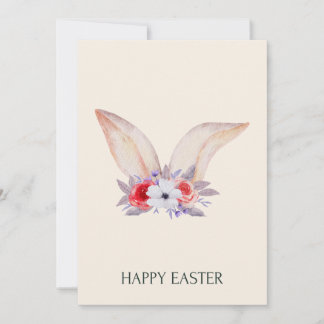 Bunny Ears Easter Party Invitation Einladung