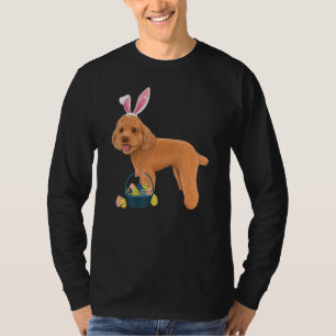 Bunny Ears Poodle Hund Niedlich Doge Kaninchen T-Shirt