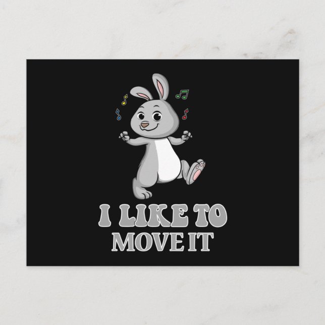 Bunny Easter Bunny Rabbit Niedliches Geschenk Idee Postkarte (Vorderseite)