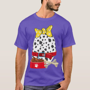 Bunny Egg Dalmatiner Dog Print Bunny Kleinkind Eas T-Shirt