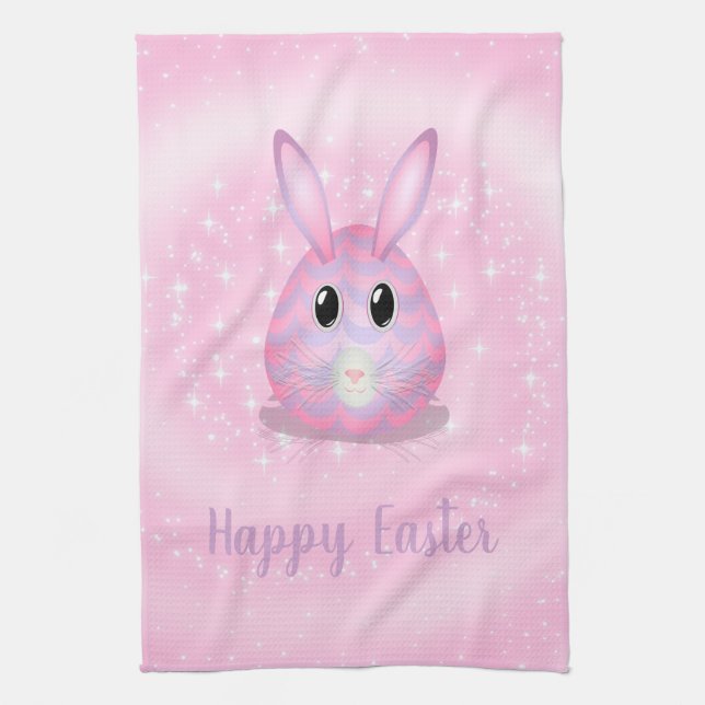 Bunny Egg Geschirrtuch (Vertikal)