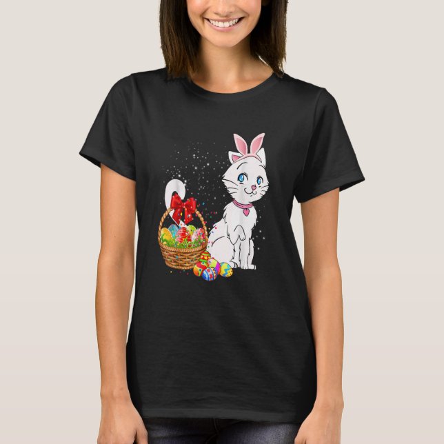 Bunny Eggs Kostüme Mens Mäuse Kinder Niedlich Katz T-Shirt (Vorderseite)