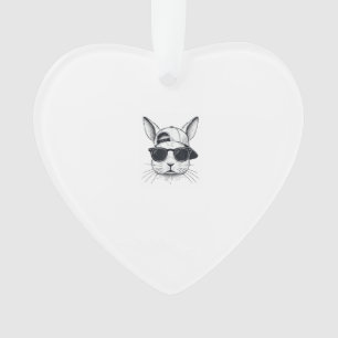 Bunny Face avec lunettes de soleil Casquette Easte