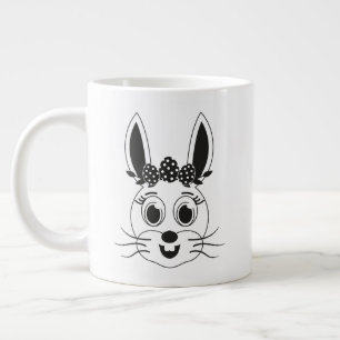 Bunny Face Girl-32885 Jumbo-Tasse
