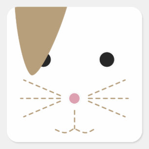 Bunny Face Sticker