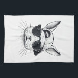 Bunny Face with Sunglasses Cap Easter Day for Boys Geschirrtuch<br><div class="desc">Bunny Face with Sunglasses Cap Easter Day for Boys Men Kids T-Shirt_1</div>