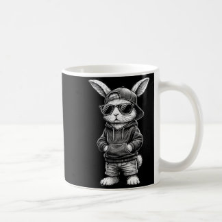 Bunny Face With Sungles Funny Easter Day For Boys  Kaffeetasse