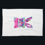 Bunny Face with Tie Dye Glasses Happy Easter Day M Geschirrtuch<br><div class="desc">Bunny Face with Tie Dye Glasses Happy Easter Day Men Boy Kid T-Shirt</div>