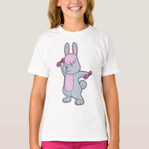 Bunny Fitness Dumbell T-Shirt