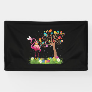 Bunny Flamingo Oster 2021   Niedliche Flamingo Lie Banner