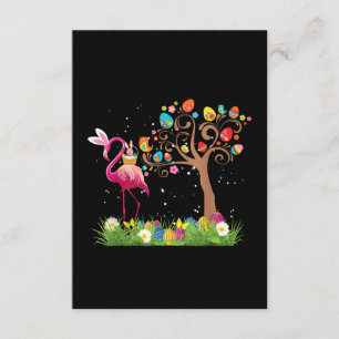 Bunny Flamingo Oster 2021 Niedliche Flamingo Lie Begleitkarte