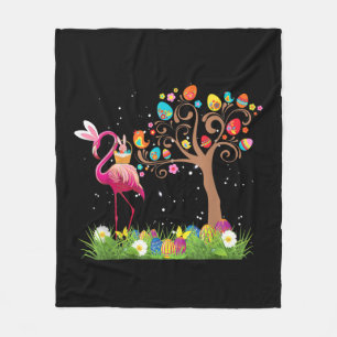 Bunny Flamingo Oster 2021   Niedliche Flamingo Lie Fleecedecke