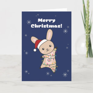 Bunny frohe Weihnachten Winter Tiere Rabbits Holid
