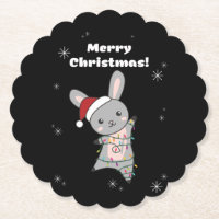 Bunny frohe Weihnachten Winter Tiere Rabbits