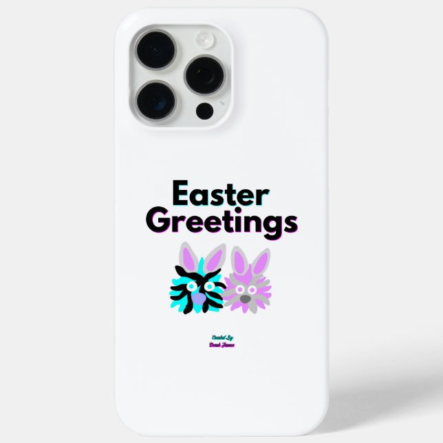 Bunny Fuzzies Apple iPhone 15 Pro Max Coque (Verso)